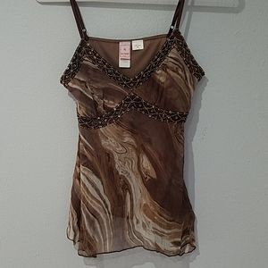 Like NEW!! 100% Silk Top.